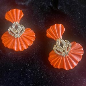 Orange Earrings